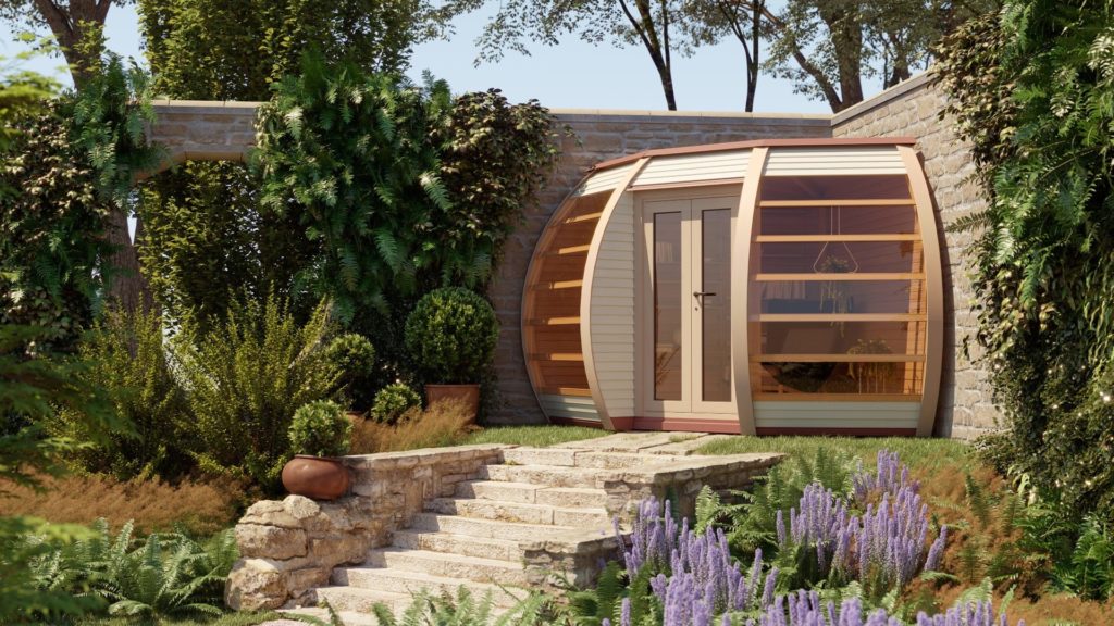 Wooden Garden House Garden Sun House Crown Compact HUUDEN